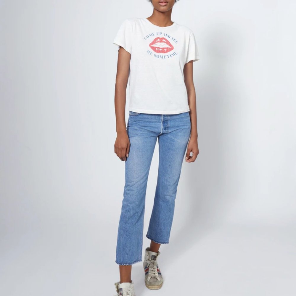 NWT RE/DONE LEVIS High-Rise Ankle Crop Jeans size 24